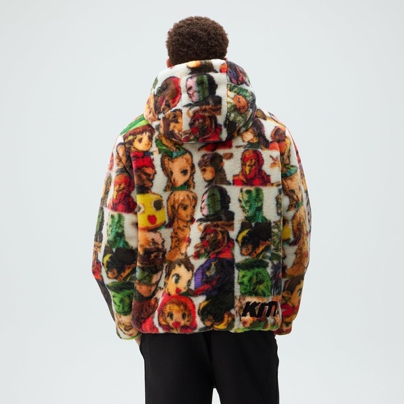 Marvel vs. Capcom | Kith Fighter Vintage Faux Fur Jaysen Hoodie in Sandrift XL - Picture 2 of 9